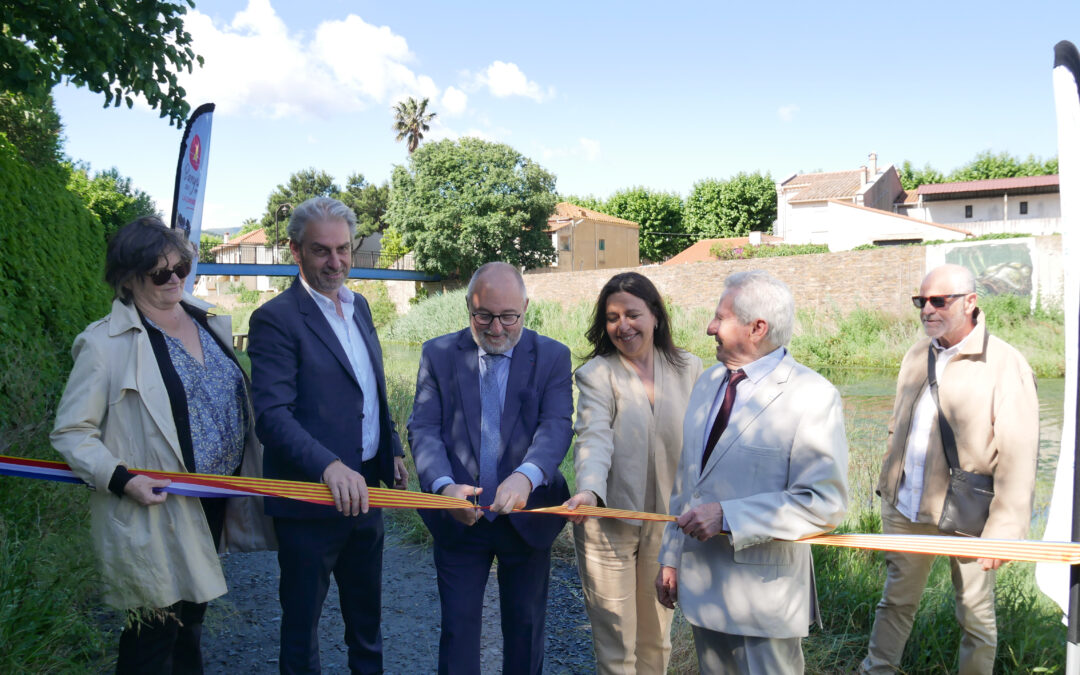 Inauguration des travaux de restauration de la Baillaury