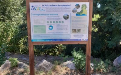 Des panneaux de sensibilisation en bord de Tech